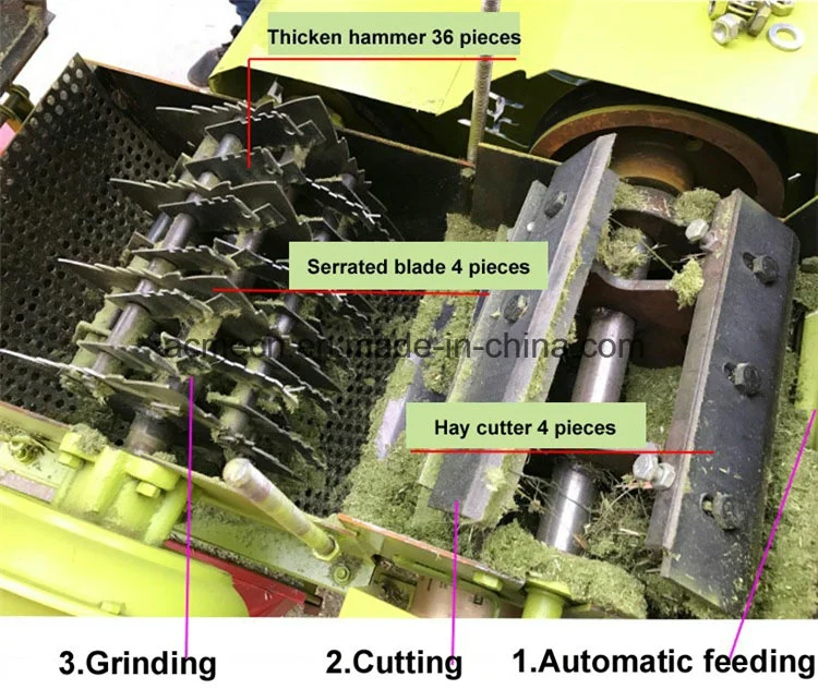 Large Capacity Animal Feed Crusher and Mixer Hammer Mill Price