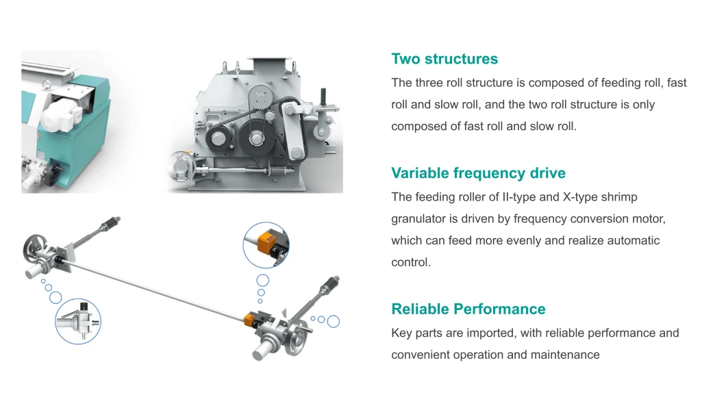 Best Price of Pig and Livestock Animal Feed Pellet Roller Crumbler with CE Certification