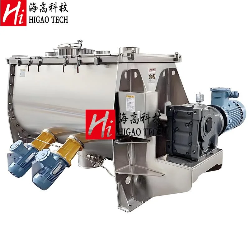 Powder/Feed/Chemical/Food Spiral Horizontal Ribbon Mixer Machine / Blender Mixer